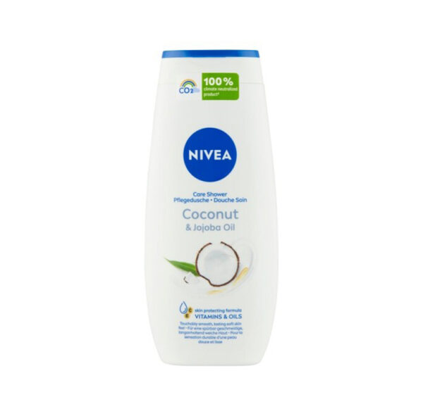 Dušas želeja ar kokosriekstu un jojobas eļļu, NIVEA, 250 ml