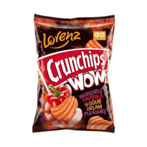 LORENZ CRUNCHIPS WOW kartulikrõpsud paprika ja hapukoorega 110g