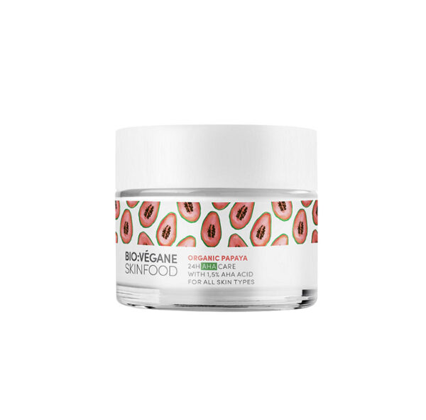 24H AHA krēms Organiskā papaija, BioVegane, 50ml