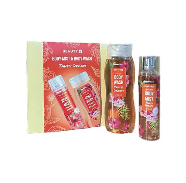 Unelm dāvanu komplekts dušas želeja 250 ml + ķermeņa smaržviela 150 ml, TAHITI