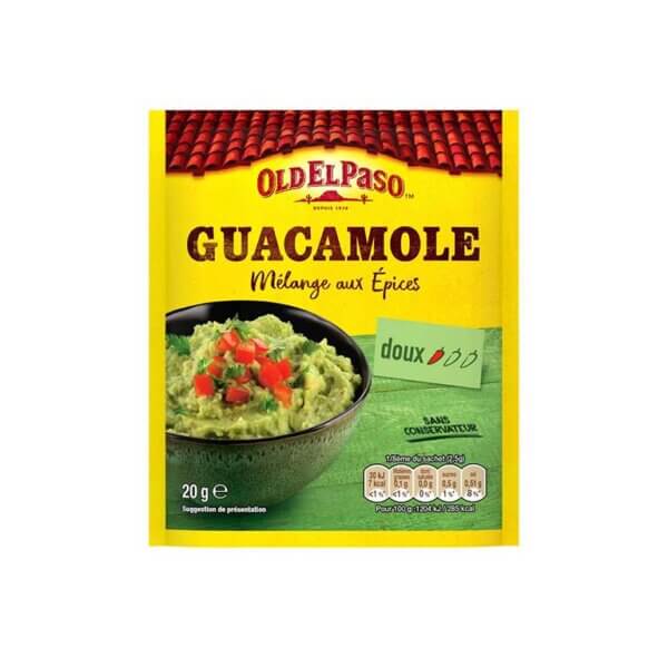 Guakamoles mērces garšvielu maisījums, OLD EL PASO, 20 g