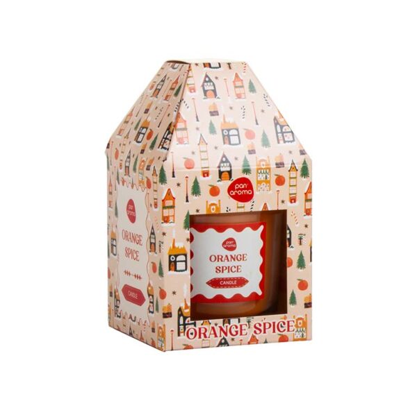 Aromātiskā svece Orange Spice, PAN AROMA, 120 g