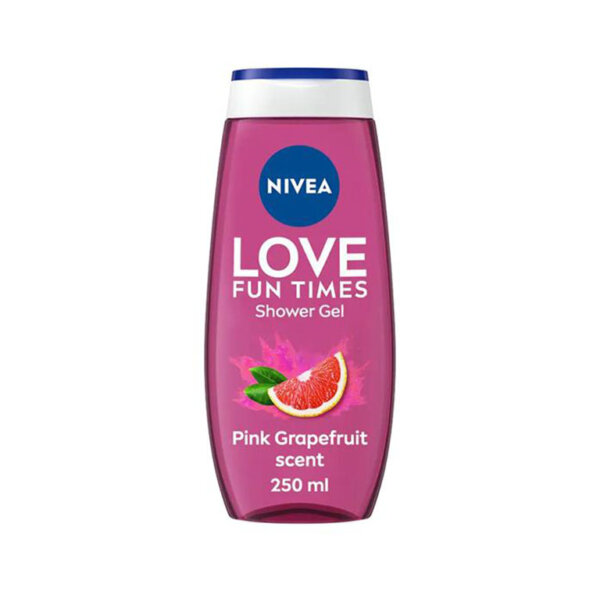 Dušas želeja Love Fun Times Pink Grapefruit, NIVEA, 250 ml