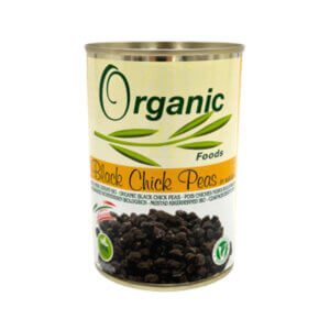 Organic Foods Mustad kikerherned vees 400g