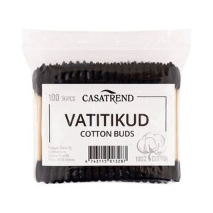 Vatitikud bambusest must, Casatrend, 100 tk