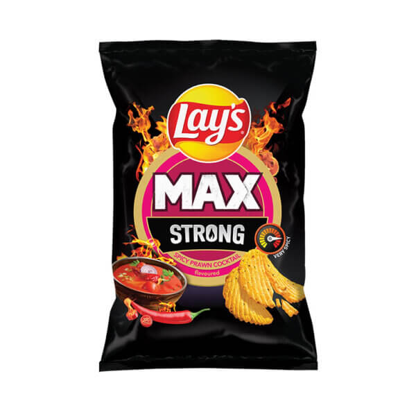Lay's pikantās krevetu kokteiļa garšas kartupeļu čipsi 120g