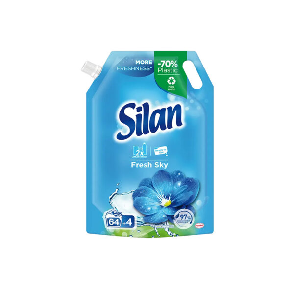 Pesuloputusvahend 68pk Kontsentreeritud Fresh Sky, SILAN, 748ml