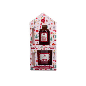 Ruumilõhnastaja Pan Aroma APPLE & CINNAMON 100ml ja küünal 30h
