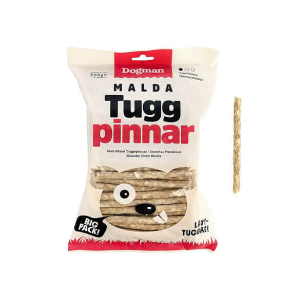 Košļājamā nūjiņas suņiem DOGMAN 100 gab. S 900 g