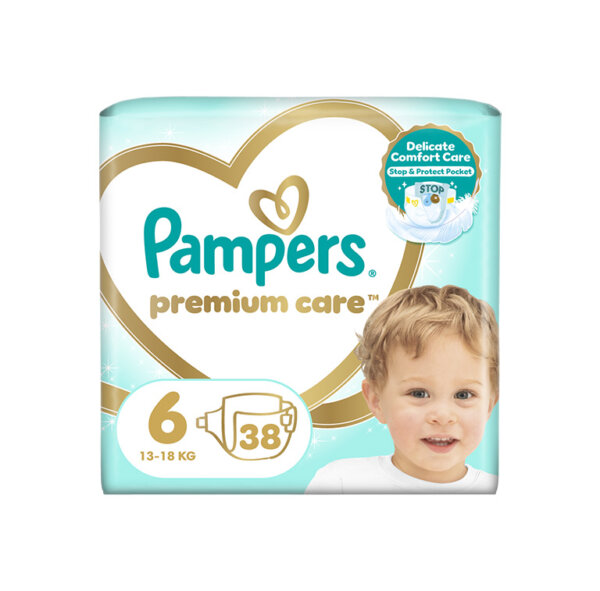Autiņbikses PAMPERS Premium Care S6 38 gab.