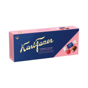 Piimašokolaadikompvekid vaarikajogurtitäidisega, KARL FAZER, 250 g