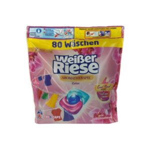 Pesukapslid värvilistele rõivastele, Weißer Riese Aromatherapy Color Orchid, 80 tk