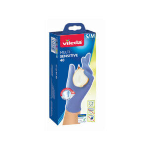 Kindad kummist Vileda multisensitive S/M 40tk