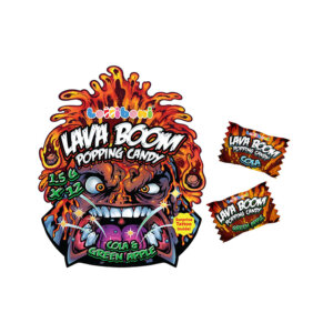 Plaksuvad Kommid Lava Boom Koola & Roheline Õun 18g